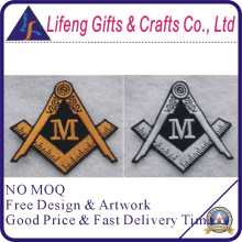 Masonic 100% Polyester Customized Bordado Patch